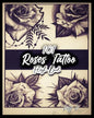 101 Roses Tattoo Flash Book - Paperback
