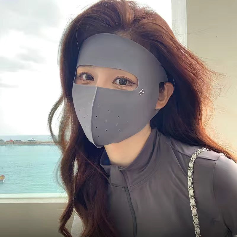 Ice Silk Sunscreen Mask UV Protection