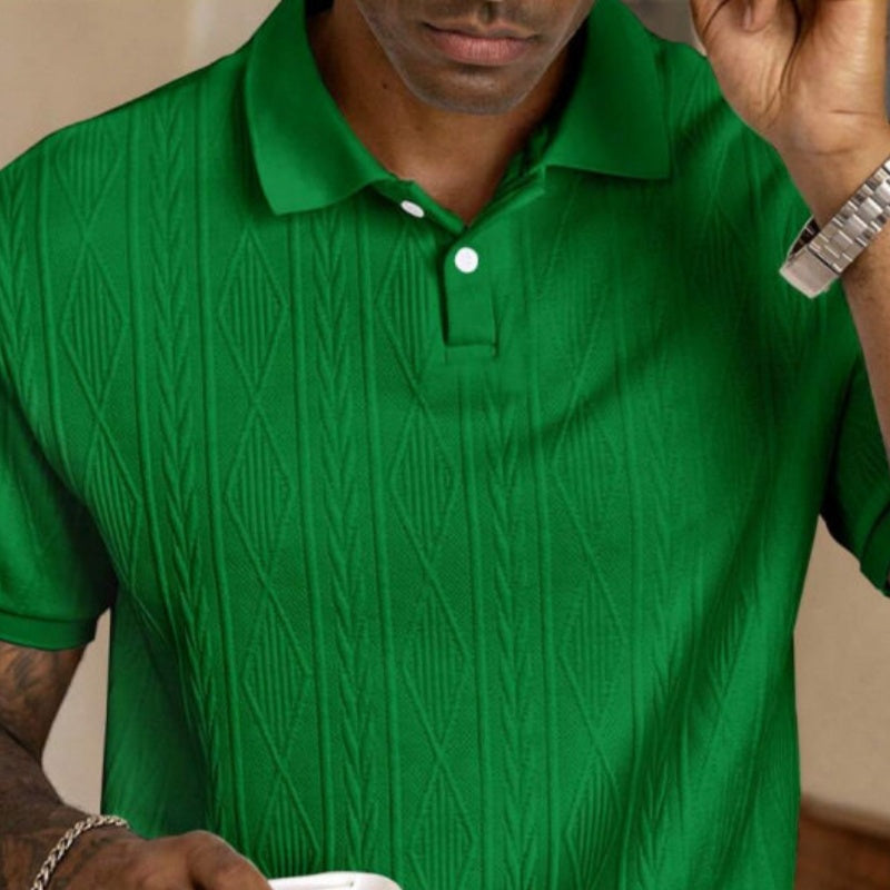 Men's Jacquard Trendy Casual Shirt