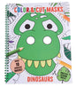 Color & Cut Masks: Dinosaurs - Paperback