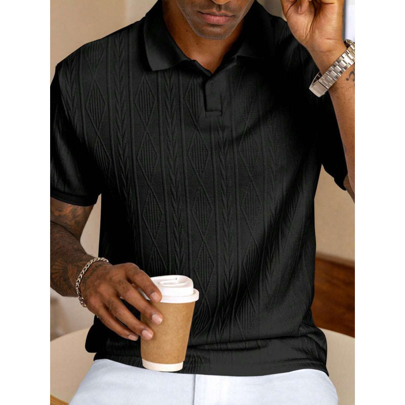 Men's Jacquard Trendy Casual Shirt