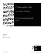 25 Caprices for Violin: from The Art of the Violin - Paperback