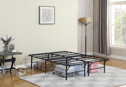 Mabel Metal Full Mattress Support Platform Bed Black