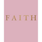 Faith: A decorative book for coffee tables, bookshelves and interior design styling - Stack deco books together to create a custom look - Paperback