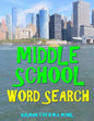 Middle School Word Search: 133 Large Print Vocabulary Themed Puzzles - Paperback