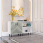 Cabinet with 2-Doors and 3-Open Shelves
