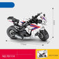 Assembled Toy Dirt Bike Series Model Boys Gift
