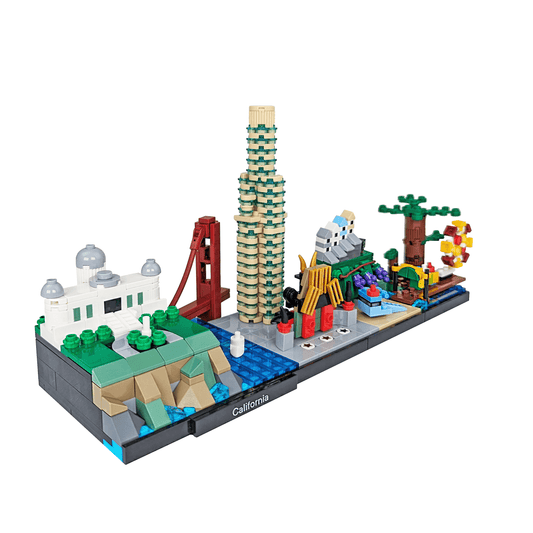 California Skyline Architecture Building Kit - Custom Building Set - Made Using LEGO® Parts