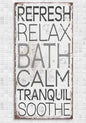 Calm Bath - Canvas