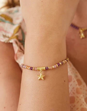 Calm Waters Stretch Bracelet – Ruby Sunstone
