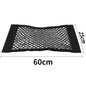 Car Back Rear Mesh Trunk Seat Elastic String Net Magic Sticker Universal Storage Bag