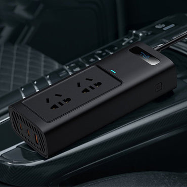 150W Car Power Inverter for Model 3/Y | EU Outlets | LCD Display | Smart Cooling
