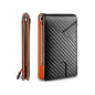 Carbon Fiber Rfid Men Wallets Bi-fold Vallet Billfold
