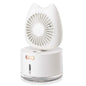 Cartoon Cat Fan Humidifier USB Charging Desktop Mute Hydrating Humidifier