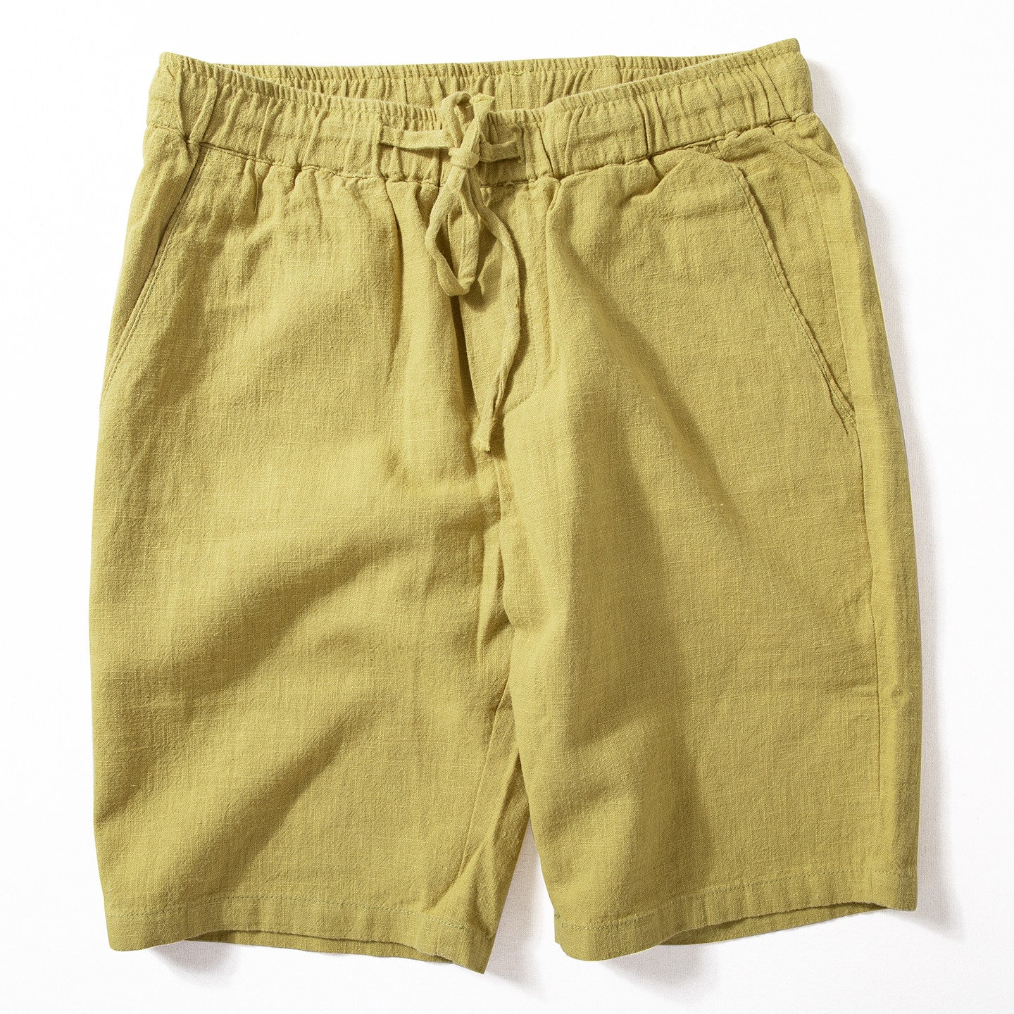 Men's Slim-fit Straight-leg Hemp Five-pocket Pants
