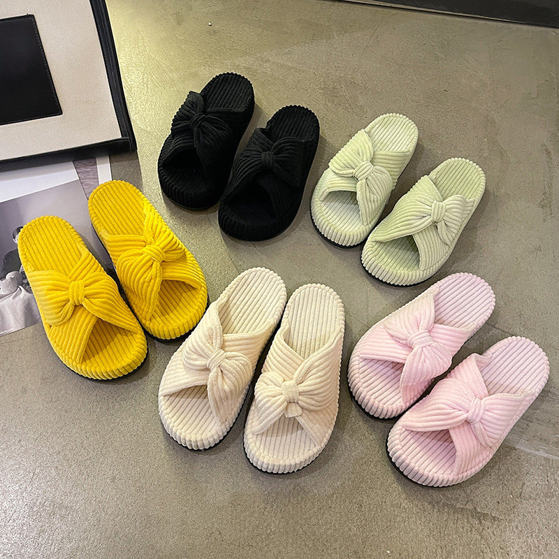 Womens Cross-strap Flat Slide Sandals