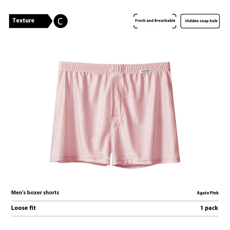 Ice Silk Arrow Pants Nylon Ice Silk Men's Boxers