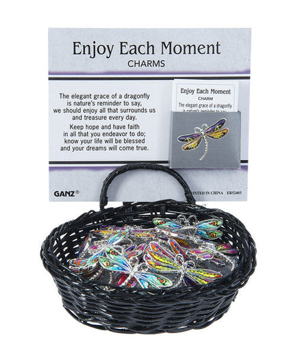 Dragonfly Inspriational Pocket Charm -