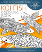 Koi Fish Coloring Book: An Adult Coloring Book of 40 Japanese Koi Carp, Fish Designs with Henna, Paisley and Mandala Style Patterns - Paperback
