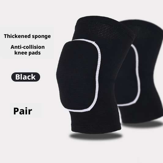 Sponge kneep-L-Black-Polyester-1 pair