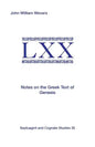 Notes on the Greek Text of Genesis - Paperback