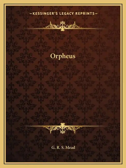 Orpheus - Paperback
