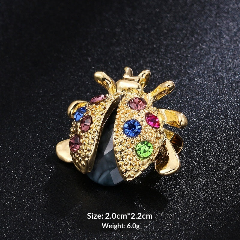 Cute Animal New Style Oil-Drop Bee Brooch
