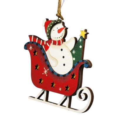 Rustic Wood Ornament -
