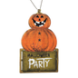 Wooden Halloween Ornament -  Pumpkin Stack