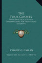 The Four Gospels: With Practical Critical Commentaries for Priests and Students - Paperback