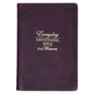 NLT Holy Bible Everyday Devotional Bible for Women New Living Translation, Vegan Leather, Purple Debossed - Leather