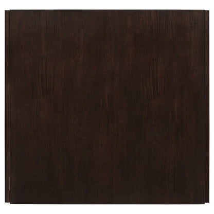 Kelso Rectangular 52-inch Extension Dining Table Cappuccino