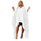 Plus Size Blouse Irregular Batwing Sleeve Dress