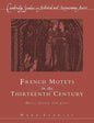 French Motets in the Thirteenth Century: Music, Poetry and Genre - Paperback