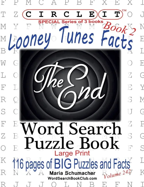 Circle It, Looney Tunes Facts, Book 2, Word Search, Puzzle Book - Paperback