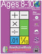 Grade 4 Worksheets - Math Fractions & Decimals, HomeSchool Ready +4000 Questions: Includes Timing & Scoring, Answer Keys, Knowledgebase Support - Paperback