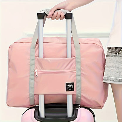 Large Foldable Travel Duffel Bag – Nylon, Gym & Weekend