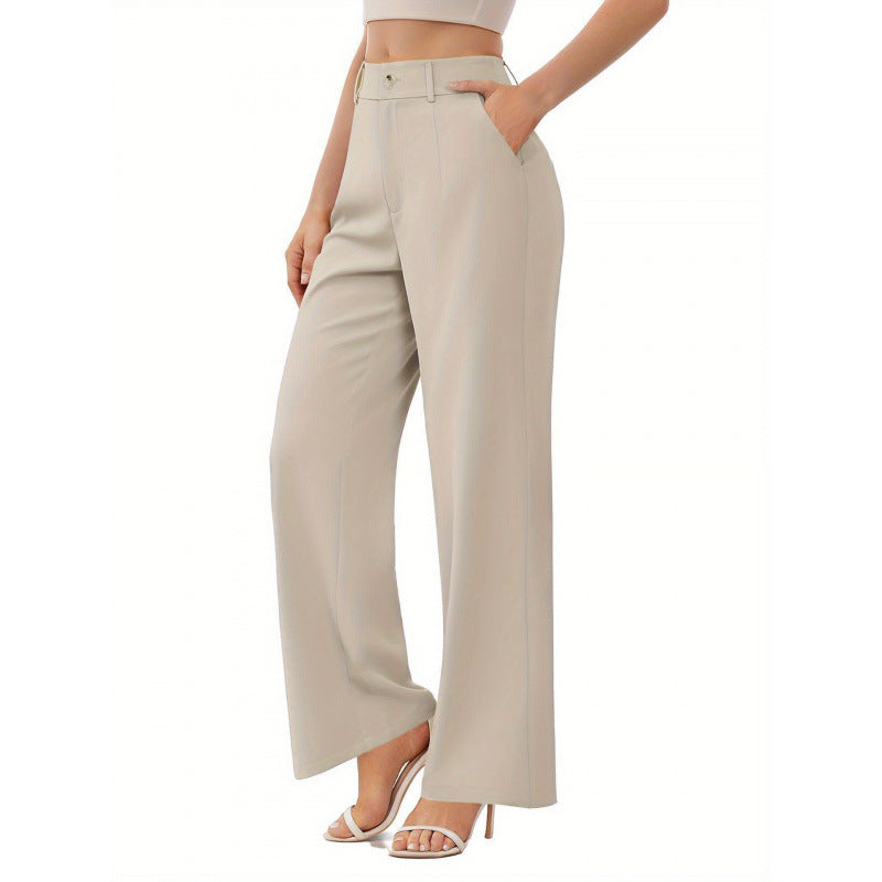 Elegant Womens Suit Pants With Pockets