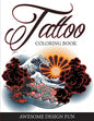 Tattoo Coloring Book: Awesome Design Fun - Paperback