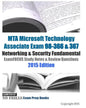 MTA Microsoft Technology Associate Exam 98-366 & 367 Networking & Security Fundamental ExamFOCUS Study Notes & Review Questions 2015 Edition - Paperback