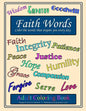 Faith Words Adult Coloring Book: Color the words that inspire you every day - Paperback
