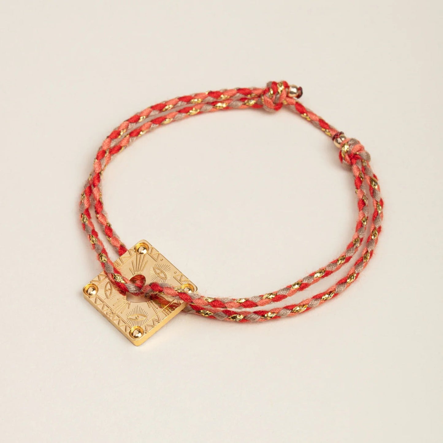 Stainless Steel Bracelet With Moon And Heart Charms