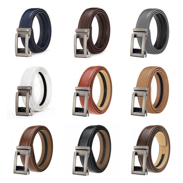 Men's Genuine Leather Belt Alloy Youth Business