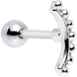 16G 1/4 Crescent Arc Cartilage Tragus Earring
