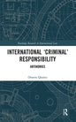 International 'Criminal' Responsibility: Antinomies - Paperback
