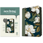 NLT Compact Giant Print Zipper Bible, Filament Enabled (Leatherlike, Magnolia Sage Green, Red Letter) - Imitation Leather