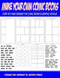 Make Your Own Comic Books: Over 100 Page Designs for Comic Books & Graphic Novels - Paperback