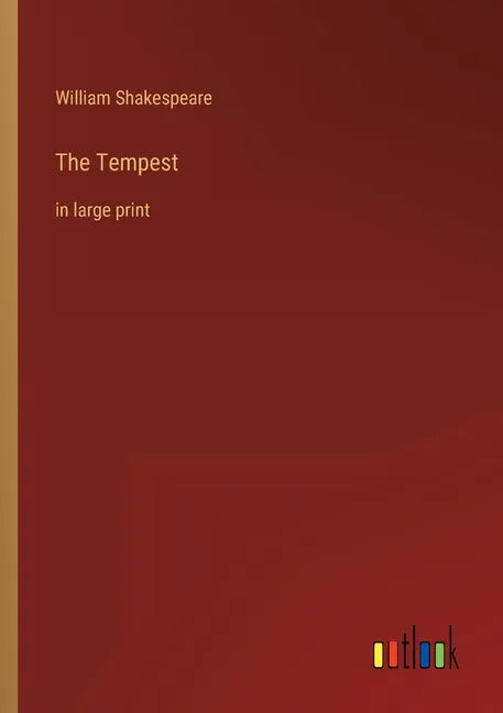 The Tempest: in large print - Paperback