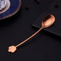 304 Stainless Steel Spoon Gold Plated Dessert Spoon Coffee Stir Spoon Stainless Steel Ice Bar Spoon