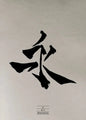 Chinese Character Calligraphy Japanese Text Posters Happiness Rain Dream Forever Samurai Wall Art Canvas Painting Home Decor